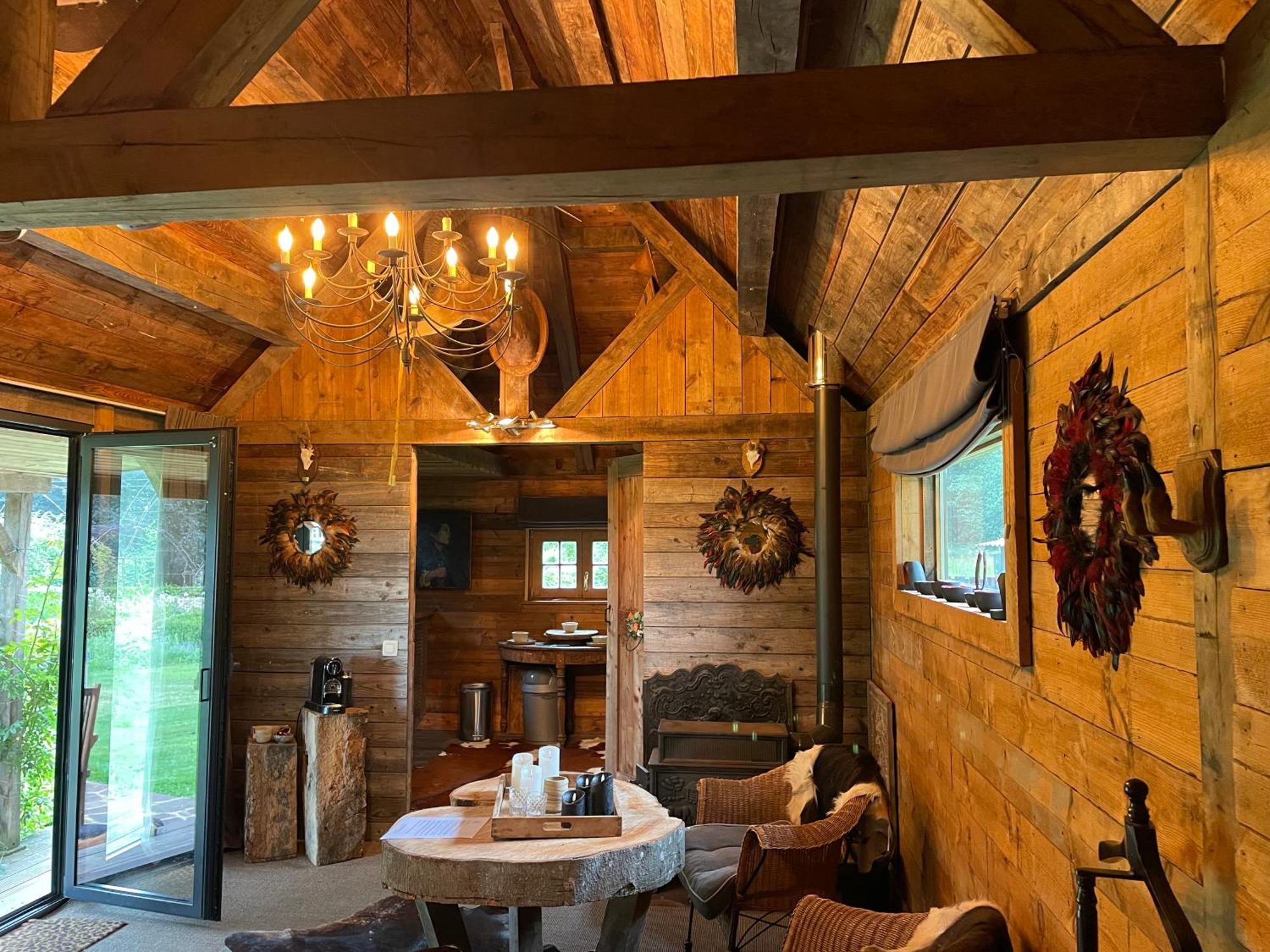 Cabane De L'R-Mitage Modave Eksteriør bilde